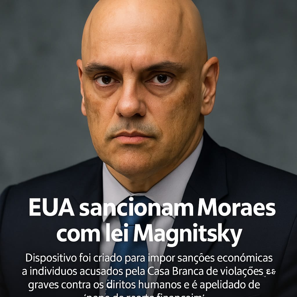 EUA sancionam Alexandre de Moraes com a Lei Magnitsky