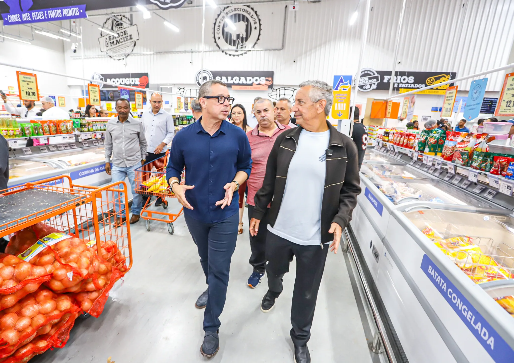 Fábio Mitidieri participa da inauguração do Atakarejo em Itabaiana e destaca momento positivo de atração de empresas a Sergipe