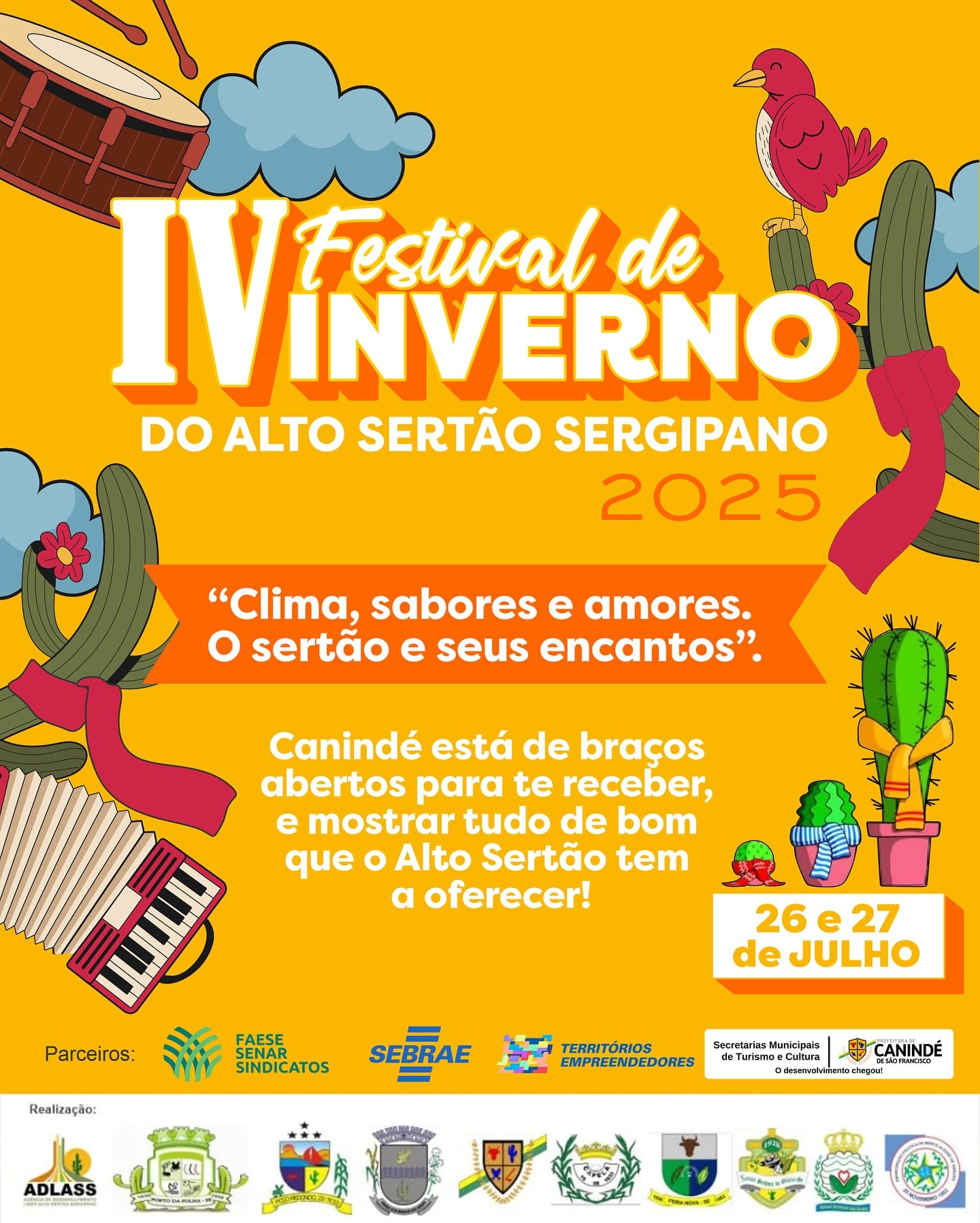 palco do IV INVERNO DO ALTO SERTAO SERGIPANO 2025