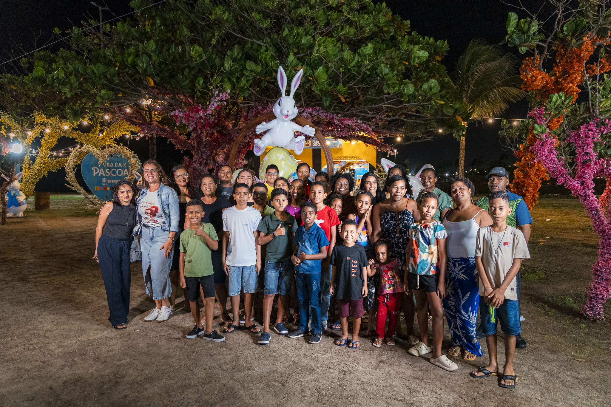 Vila da Pascoa reune familias com programacao especial na Orla da Atalaia em Aracaju