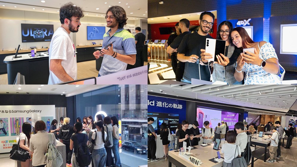 Samsung lança globalmente os novos Galaxy Z Fold8 Ultra, Fold8, Flip8, Watch Ultra2 e Watch9 5 Clientes testam a nova linha Galaxy em loja da Samsung
